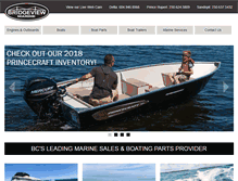 Tablet Screenshot of bridgeviewmarine.com